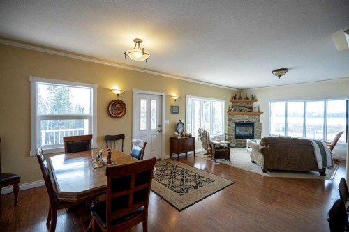 36067-42 Range Road Range, Rural Red Deer County, AB - Indoor With Fireplace