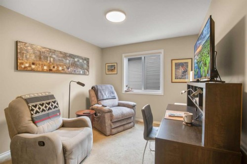 45 Emily Crescent, Lacombe, AB - Indoor Photo Showing Office