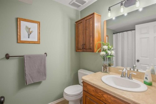 45 Emily Crescent, Lacombe, AB - Indoor Photo Showing Bathroom