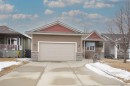 45 Emily Crescent, Lacombe, AB  - Outdoor With Deck Patio Veranda With Facade 