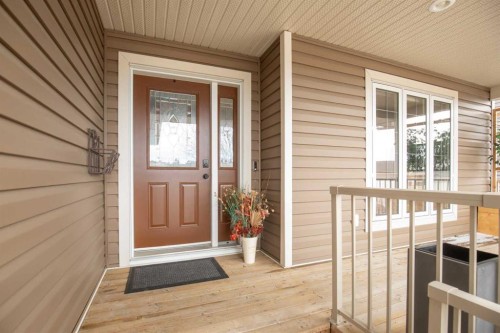 45 Emily Crescent, Lacombe, AB - Outdoor With Deck Patio Veranda With Exterior