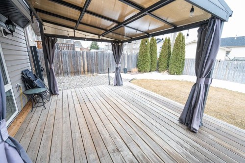 22 Sparrow Close, Blackfalds, AB - Outdoor With Deck Patio Veranda With Exterior