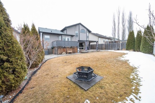22 Sparrow Close, Blackfalds, AB - Outdoor With Deck Patio Veranda