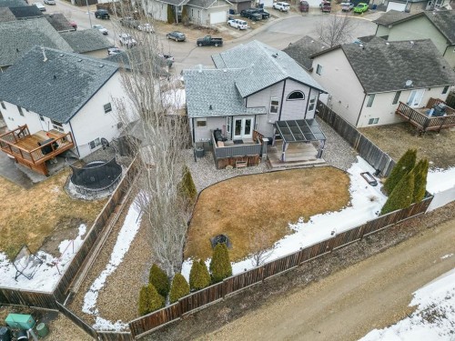 22 Sparrow Close, Blackfalds, AB - Outdoor With Deck Patio Veranda