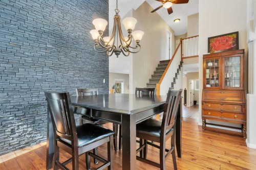 49 Coventry Lane, Lacombe, AB - Indoor Photo Showing Dining Room