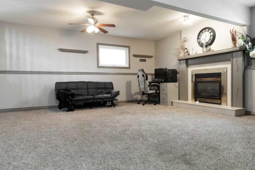 35 Kemp Avenue, Red Deer, AB - Indoor With Fireplace