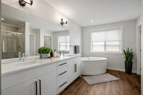 27 Heritage Link, Cochrane, AB - Indoor Photo Showing Bathroom