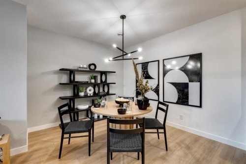 9 Amblefield View Nw, Calgary, AB - Indoor Photo Showing Dining Room