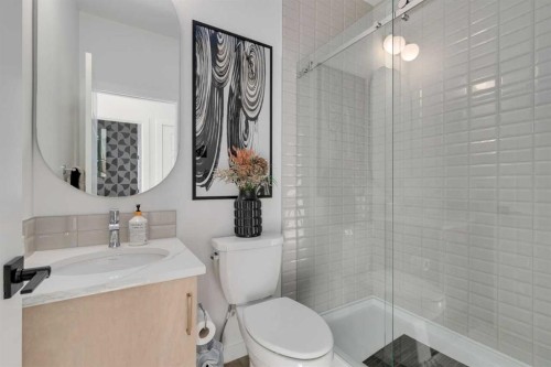 568 Buffaloberry Manor Se, Calgary, AB - Indoor Photo Showing Bathroom