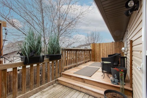 114 Redwood Boulevard, Springbrook, AB - Outdoor With Deck Patio Veranda With Exterior