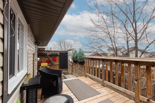 114 Redwood Boulevard, Springbrook, AB - Outdoor With Deck Patio Veranda With Exterior
