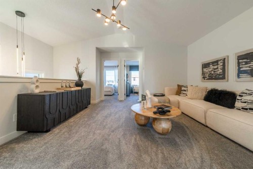 8 Ricardo Ranch Avenue Se, Calgary, AB - Indoor Photo Showing Living Room