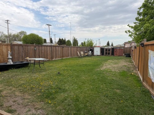 6403B 49 Avenue, Camrose, AB - Outdoor With Backyard