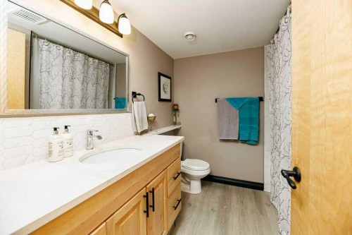6 Cranna Place, Lacombe, AB - Indoor Photo Showing Bathroom