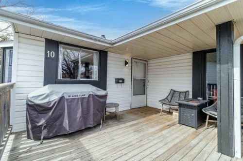 10 Chappel Drive, Red Deer, AB - Outdoor With Deck Patio Veranda With Exterior