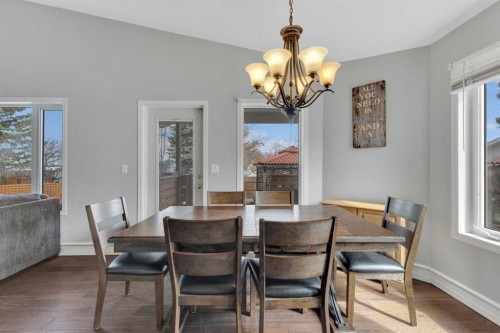 5508 49 Avenue, Alix, AB - Indoor Photo Showing Dining Room