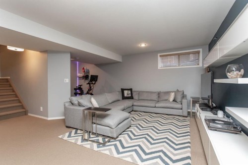 55 Kind Close, Red Deer, AB - Indoor Photo Showing Basement