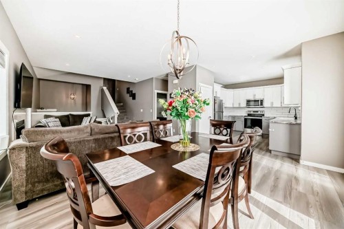 99 Livingston Close, Red Deer, AB - Indoor Photo Showing Dining Room