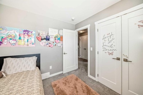 99 Livingston Close, Red Deer, AB - Indoor Photo Showing Bedroom