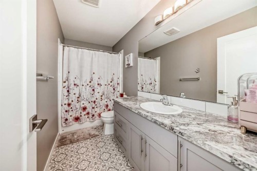 99 Livingston Close, Red Deer, AB - Indoor Photo Showing Bathroom