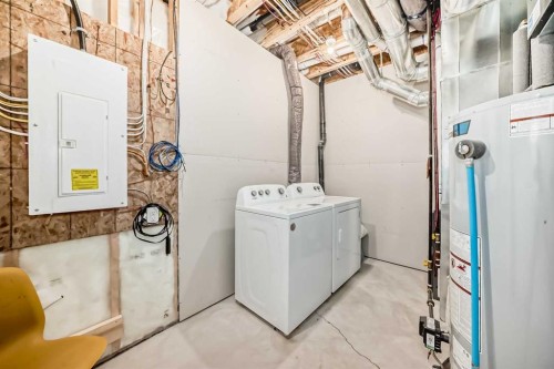 99 Livingston Close, Red Deer, AB - Indoor Photo Showing Laundry Room