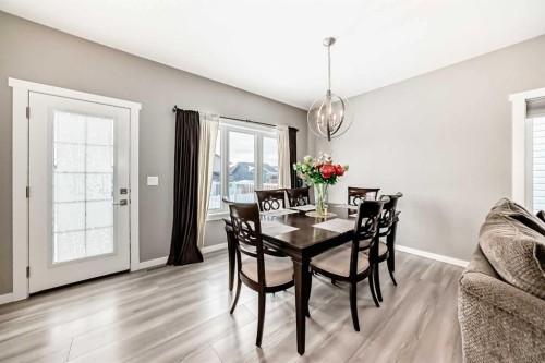 99 Livingston Close, Red Deer, AB - Indoor Photo Showing Dining Room