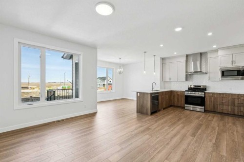 86 Keystone Creek Terrace Ne, Calgary, AB - Indoor Photo Showing Kitchen With Upgraded Kitchen