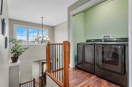 17 Coachill Street, Blackfalds, AB - Indoor Photo Showing Laundry Room