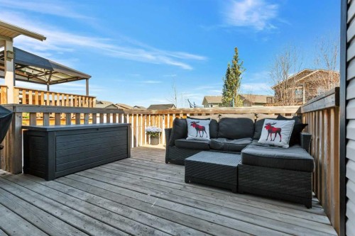 17 Coachill Street, Blackfalds, AB - Outdoor With Deck Patio Veranda With Exterior
