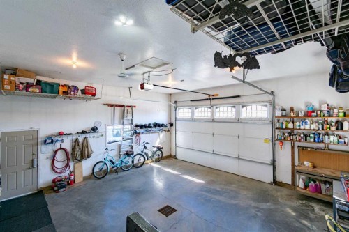 5404 49A Avenue, Alix, AB - Indoor Photo Showing Garage
