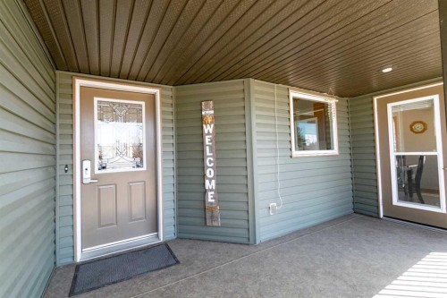 5404 49A Avenue, Alix, AB - Outdoor With Deck Patio Veranda With Exterior