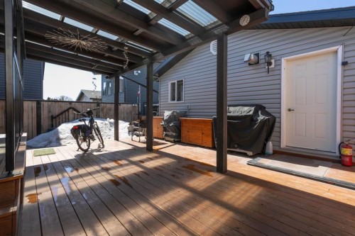 4410 75 Street, Camrose, AB - Outdoor With Deck Patio Veranda With Exterior