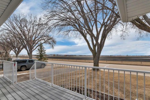 5432 46 Avenue, Lacombe, AB - Outdoor With Deck Patio Veranda With View