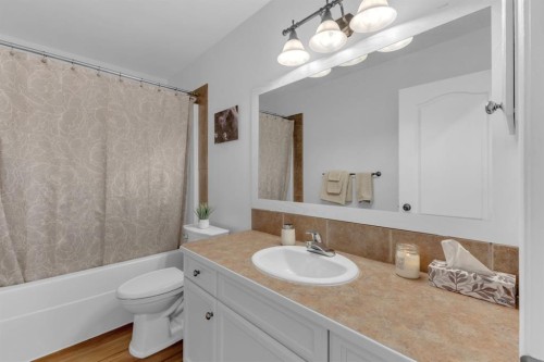 56 Wilkinson Circle, Sylvan Lake, AB - Indoor Photo Showing Bathroom