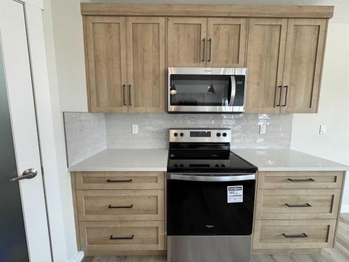 52 Emmett Crescent, Red Deer, AB - Indoor Photo Showing Kitchen With Upgraded Kitchen