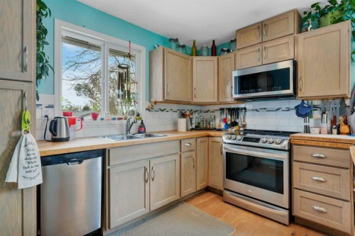 6749 59 Avenue, Red Deer, AB - Indoor Photo Showing Kitchen With Double Sink