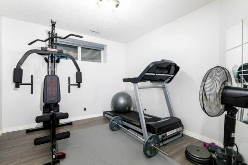 134 Langford Crescent, Red Deer, AB - Indoor Photo Showing Gym Room