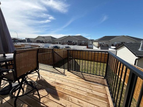26 Athens Place, Blackfalds, AB - Outdoor With Deck Patio Veranda
