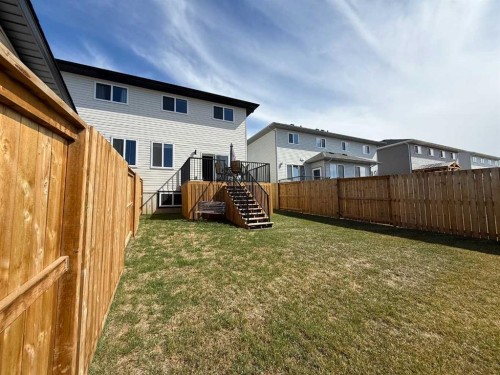 26 Athens Place, Blackfalds, AB - Outdoor With Deck Patio Veranda With Exterior