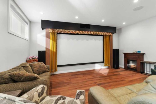 41 Cole Way, Sylvan Lake, AB - Indoor With Fireplace