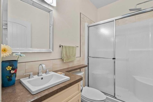 25 Leaside Crescent, Sylvan Lake, AB - Indoor Photo Showing Bathroom