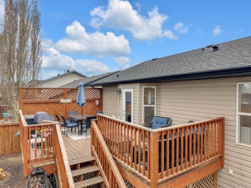 26 Mckinlay Crescent, Lacombe, AB - Outdoor With Deck Patio Veranda With Exterior