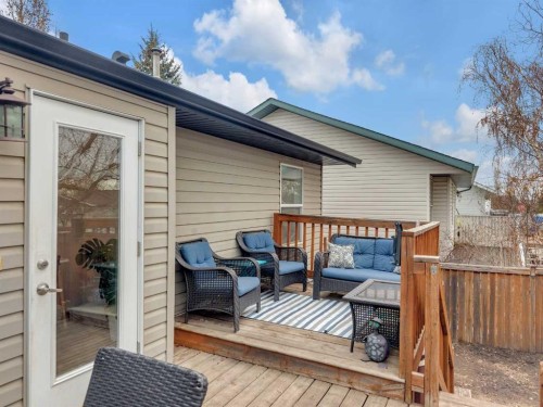 26 Mckinlay Crescent, Lacombe, AB - Outdoor With Deck Patio Veranda With Exterior
