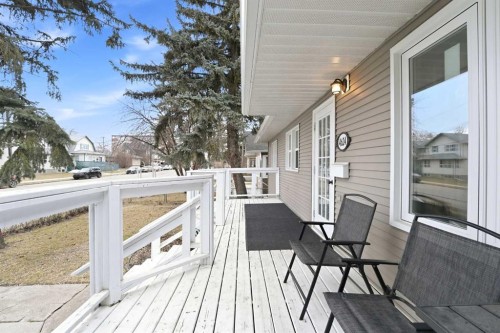 4624 49 Street, Red Deer, AB - Outdoor With Deck Patio Veranda With Exterior
