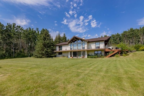 Sunhaven Road, Rural Lacombe County, AB - Outdoor With Deck Patio Veranda