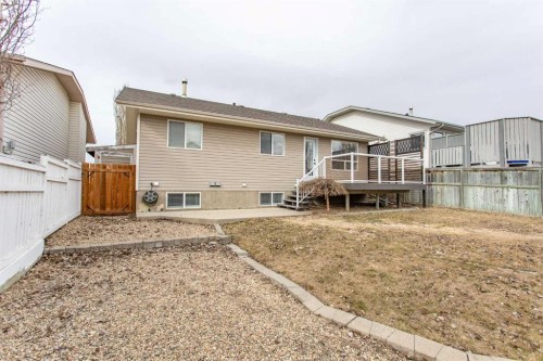 52 Archibald Crescent, Red Deer, AB - Outdoor With Deck Patio Veranda With Exterior