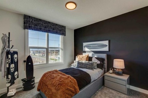 64 Southborough Common, Cochrane, AB - Indoor Photo Showing Bedroom