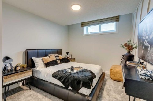 64 Southborough Common, Cochrane, AB - Indoor Photo Showing Bedroom