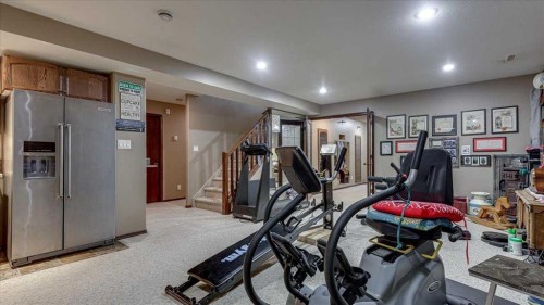 3 Ion Close, Red Deer, AB - Indoor Photo Showing Gym Room