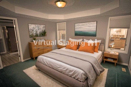 25 Willow Springs Crescent, Sylvan Lake, AB - Indoor Photo Showing Bedroom